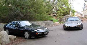 a pair of sharks at the mt buffalo car park